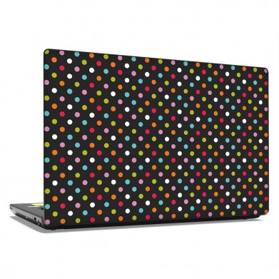 Наклейка на ноутбук - Coloured Dots Наклейка на ноутбук - Coloured Dots