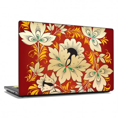 Наклейка на ноутбук - Floral Tone Наклейка на ноутбук - Floral Tone