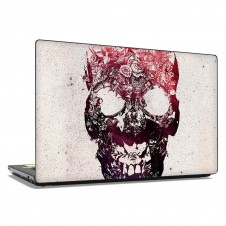 Наклейка на ноутбук - Floral Skull