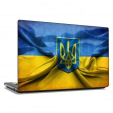 Наклейка на ноутбук - Герб Украины