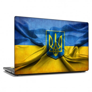 Наклейка на ноутбук - Герб Украины Наклейка на ноутбук - Герб Украины