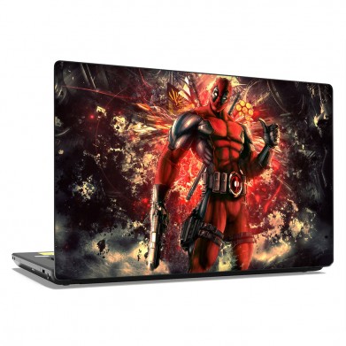 Наклейка на ноутбук - Deadpool art