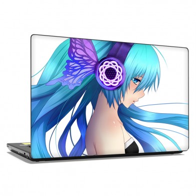 Наклейка на ноутбук - Anime Vocaloid Hatsune Miku Наклейка на ноутбук - Anime Vocaloid Hatsune Miku