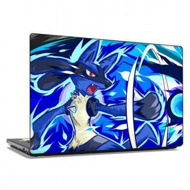 Наклейка на ноутбук - Pokemon Cool Lucario