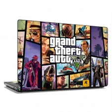 Наклейка на ноутбук - GTA 5 logo