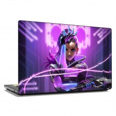 Наклейка на ноутбук - Overwatch beautiful Sombra