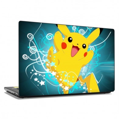 Наклейка на ноутбук - Funny Pikachu Наклейка на ноутбук - Funny Pikachu