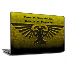 Наклейка на ноутбук - Warhammer Honor is forever