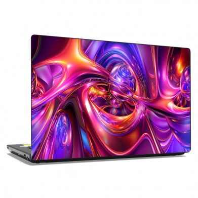 Наклейка на ноутбук - Purple Swirl Наклейка на ноутбук - Purple Swirl