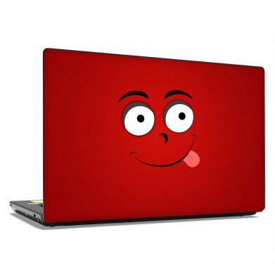 Наклейка на ноутбук - Red smile Наклейка на ноутбук - Red smile