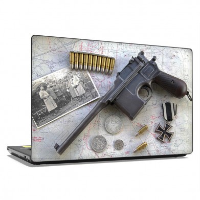 Наклейка на ноутбук - Mauser c-96 Наклейка на ноутбук - Mauser c-96