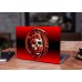 Наклейка на ноутбук - Red dragon skull Наклейка на ноутбук - Red dragon skull