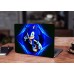 Наклейка на ноутбук - Super Sonic blue neon Наклейка на ноутбук - Super Sonic blue neon