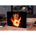 Наклейка на ноутбук - Flame hand Наклейка на ноутбук - Flame hand