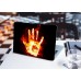 Наклейка на ноутбук - Flame hand Наклейка на ноутбук - Flame hand