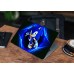 Наклейка на ноутбук - Super Sonic blue neon Наклейка на ноутбук - Super Sonic blue neon