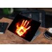 Наклейка на ноутбук - Flame hand Наклейка на ноутбук - Flame hand