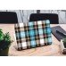Наклейка на ноутбук - Turquoise Plaid Наклейка на ноутбук - Turquoise Plaid