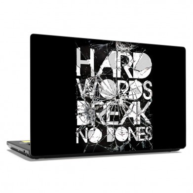 Наклейка на ноутбук - Hard Words Наклейка на ноутбук - Hard Words