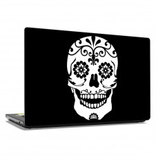 Наклейка на ноутбук - Sugar Skull Black