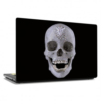 Наклейка на ноутбук - Diamond Skull Наклейка на ноутбук - Diamond Skull