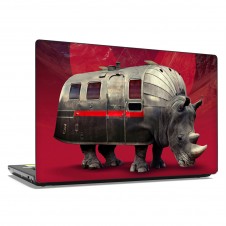 Наклейка на ноутбук - Rhinos