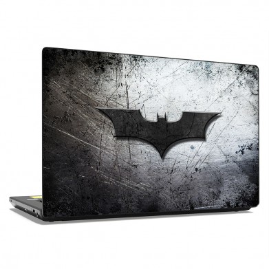 Наклейка на ноутбук - Batman black logo