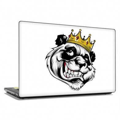 Наклейка на ноутбук - King panda Наклейка на ноутбук - King panda