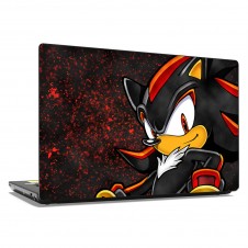 Наклейка на ноутбук - Sonic black