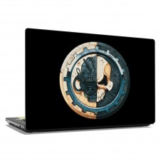 Наклейка на ноутбук - Warhammer Adeptus Mechanicus logo