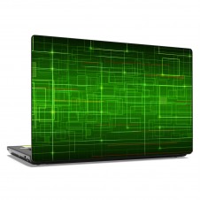 Наклейка на ноутбук - Green laser