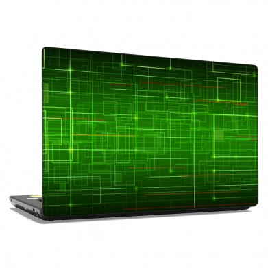 Наклейка на ноутбук - Green laser Наклейка на ноутбук - Green laser