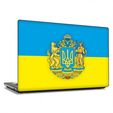 Наклейка на ноутбук - Український Тризуб