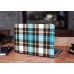 Наклейка на ноутбук - Turquoise Plaid Наклейка на ноутбук - Turquoise Plaid