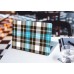 Наклейка на ноутбук - Turquoise Plaid Наклейка на ноутбук - Turquoise Plaid
