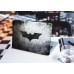 Наклейка на ноутбук - Batman black logo