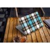 Наклейка на ноутбук - Turquoise Plaid Наклейка на ноутбук - Turquoise Plaid