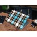 Наклейка на ноутбук - Turquoise Plaid Наклейка на ноутбук - Turquoise Plaid