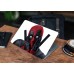Наклейка на ноутбук - Deadpool face Наклейка на ноутбук - Deadpool face