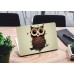 Наклейка на ноутбук - Coffee Owl Наклейка на ноутбук - Coffee Owl