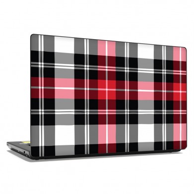 Наклейка на ноутбук - Red Plaid Наклейка на ноутбук - Red Plaid