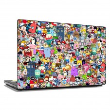 Наклейка на ноутбук - Stickerbomb Adventure