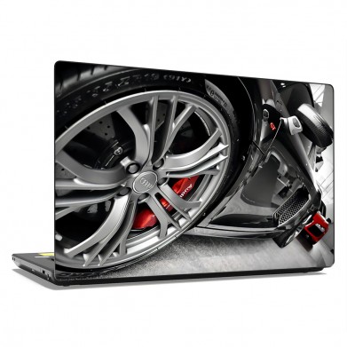 Наклейка на ноутбук - Audi wheel Наклейка на ноутбук - Audi wheel