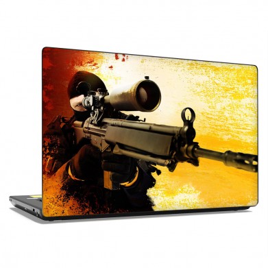 Наклейка на ноутбук - Counter-Strike Sniper Rifle Наклейка на ноутбук - Counter-Strike Sniper Rifle