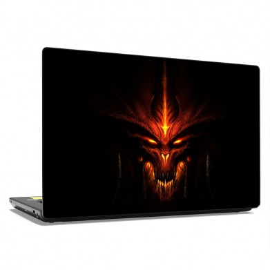Наклейка на ноутбук - Diablo Dragon face Наклейка на ноутбук - Diablo Dragon face