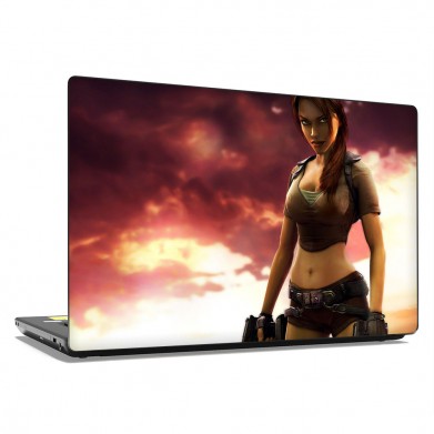 Наклейка на ноутбук - Tomb Raider на закате Наклейка на ноутбук - Tomb Raider на закате