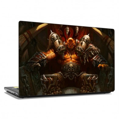 Наклейка на ноутбук - Warcraft Garrosh Hellscream