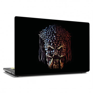 Наклейка на ноутбук - Predator skull