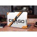 Наклейка на ноутбук - Counter-Strike orange black Наклейка на ноутбук - Counter-Strike orange black