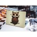 Наклейка на ноутбук - Coffee Owl Наклейка на ноутбук - Coffee Owl